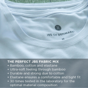 T-shirt med tryk | bambus | marine -JBS of Denmark Men