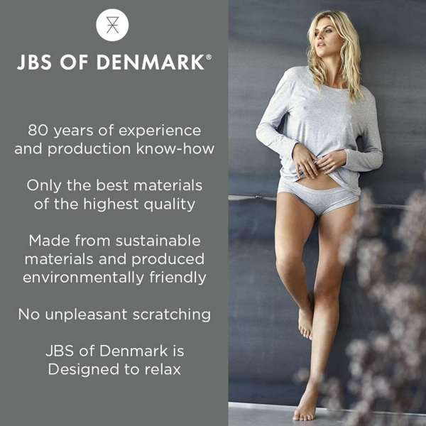 Maxi brief | bambus | lys grå -JBS of Denmark Women