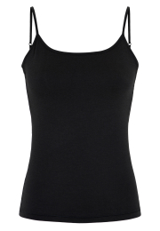Top med smalle stropper | bambus | sort -JBS of Denmark Women