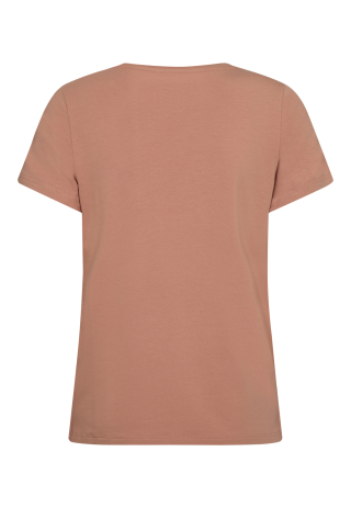 T-shirt |  Bambusviskose | Fersken -JBS of Denmark Women