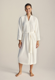 Badekåbe "Waffel" |  Bambusviskose | Hvid -JBS of Denmark Women