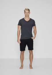 T-shirt v-hals | Bambusviskose | Mørk grå -JBS of Denmark Men