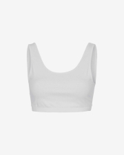 BH-top med brede stropper | økologisk bomuld | hvid -JBS of Denmark Women