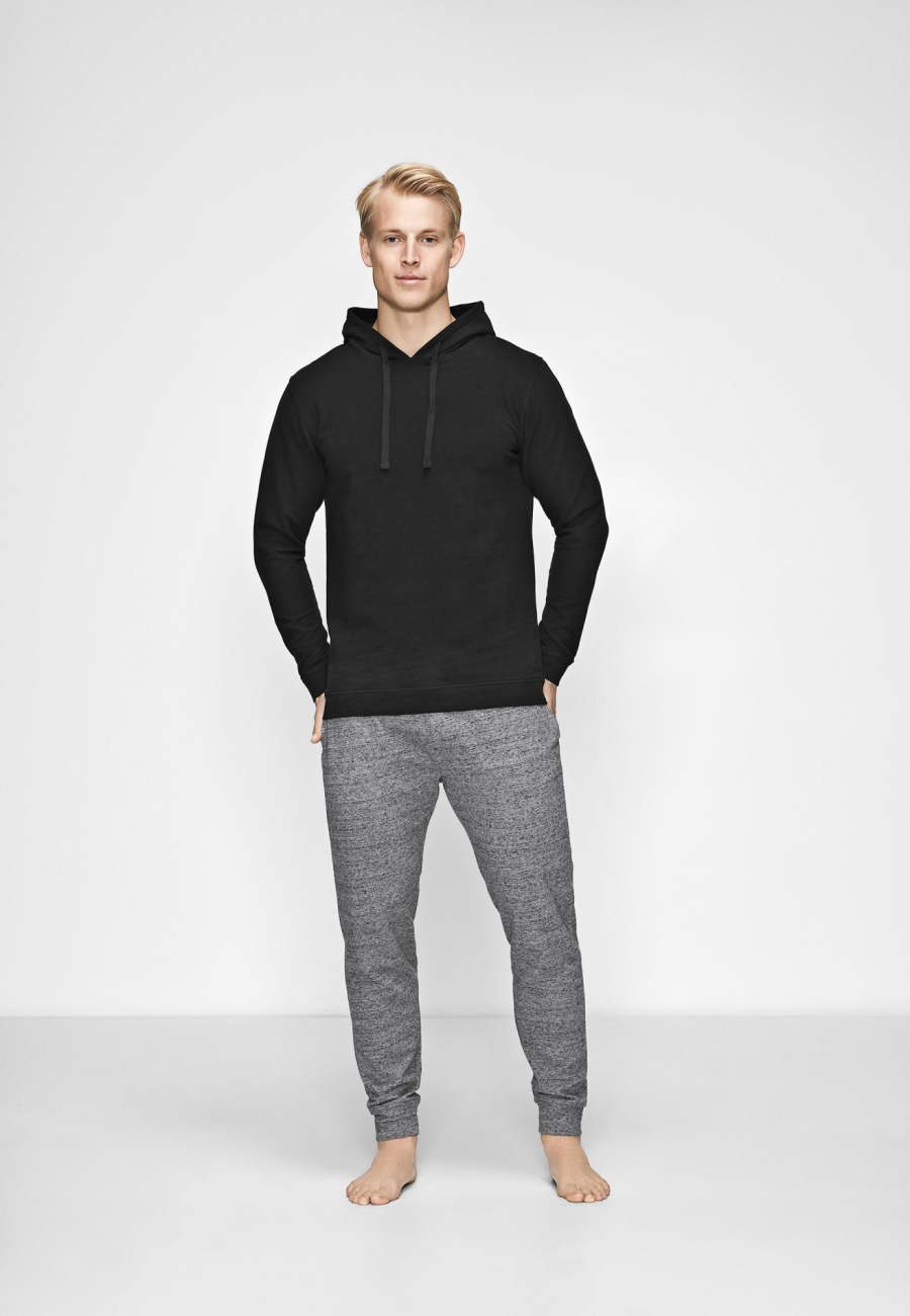 Hoodie | Økologisk bomuld | Sort -JBS of Denmark Men