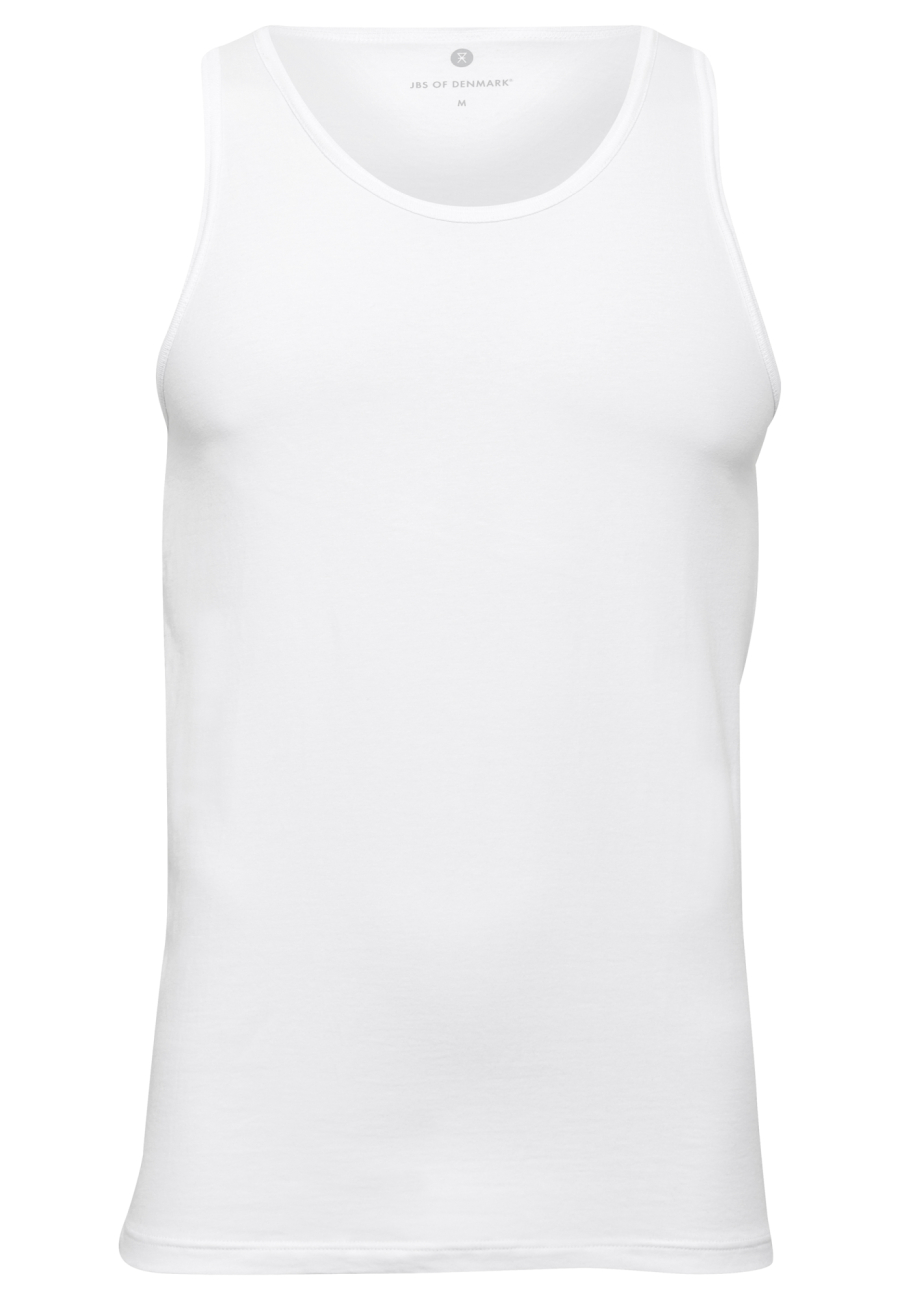Tanktop (singlet) | Økologisk bomuld | Hvid -JBS of Denmark Men