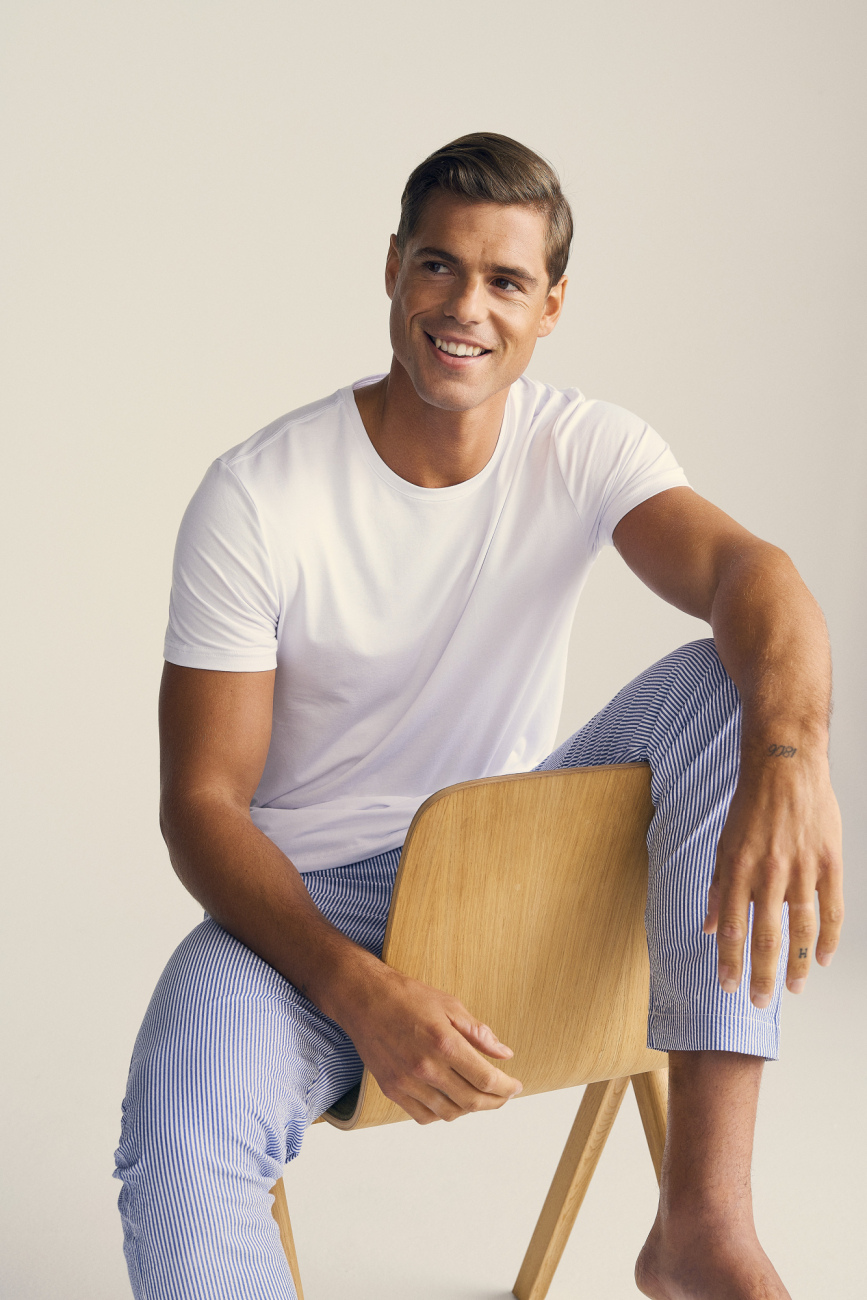 T-shirt o-neck | Bambusviskose | Hvid -JBS of Denmark Men