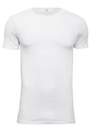 Undertrøje o-hals | Økologisk bomuld | Hvid -JBS of Denmark Men