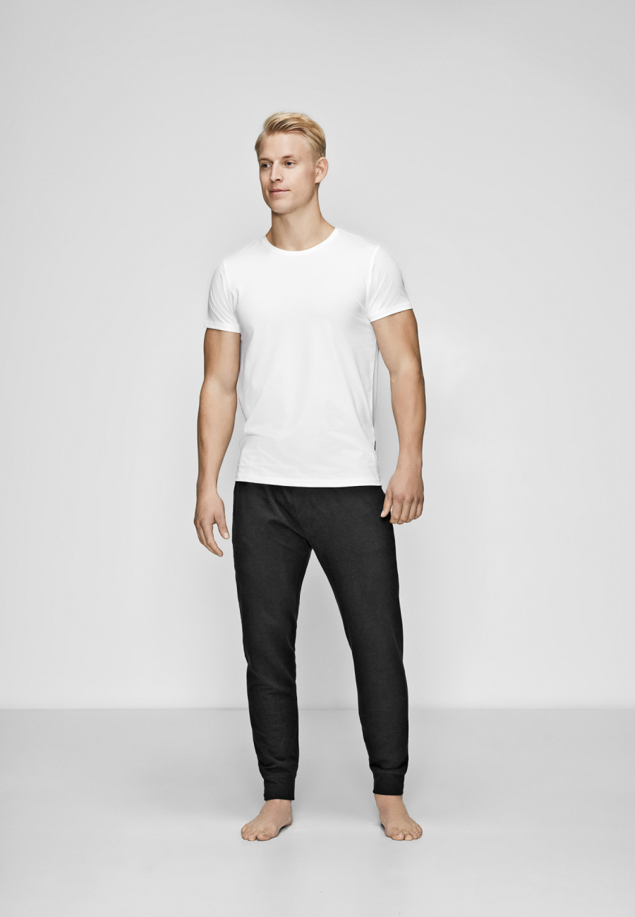 T-shirt o-hals | Økologisk bomuld | Hvid -JBS of Denmark Men