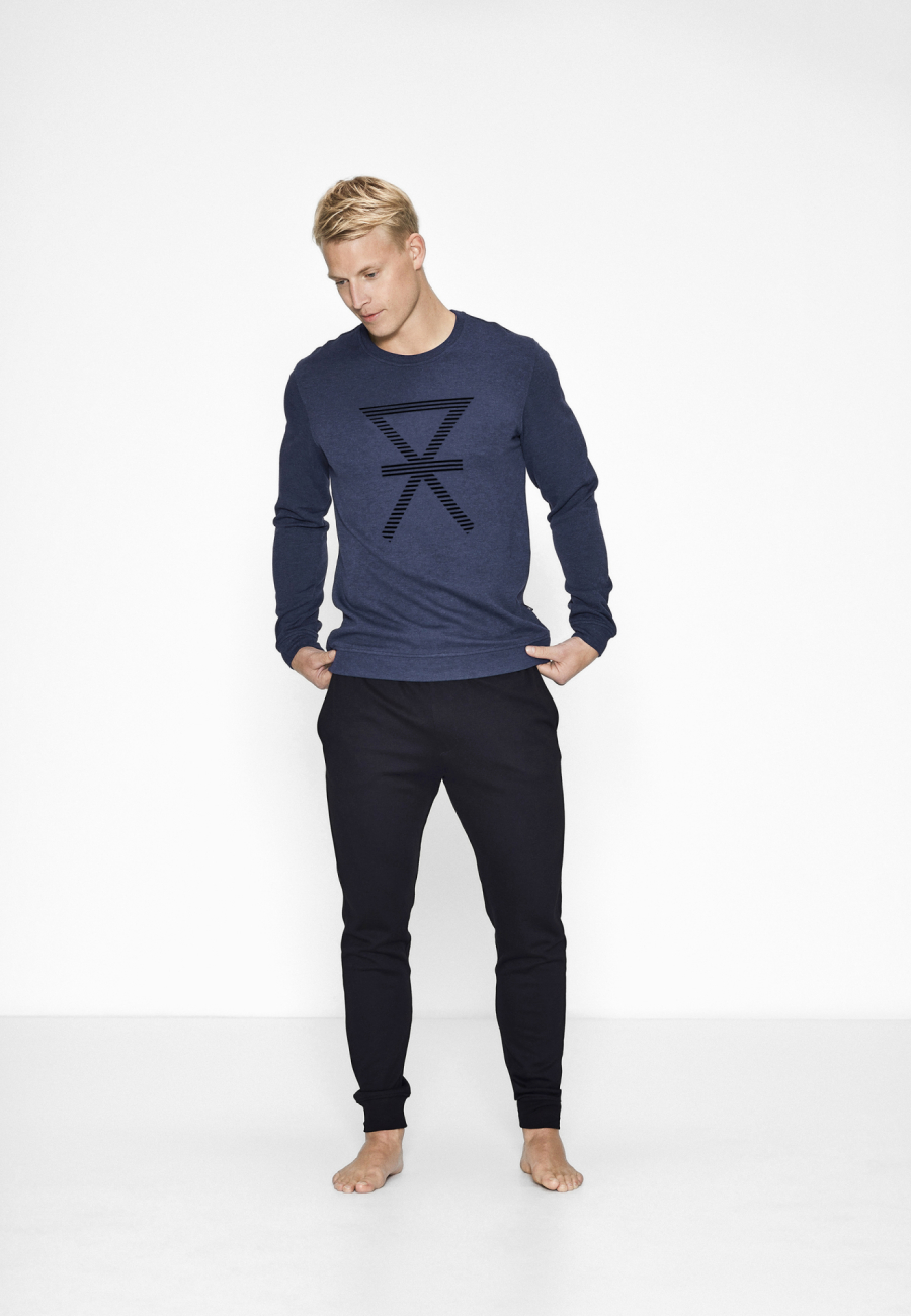 Trøje, Bambusviskose, Navy