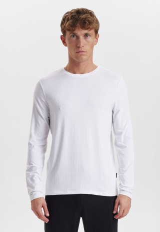 Pyjamas-trøje | Bambusviskose | Hvid -JBS of Denmark Men
