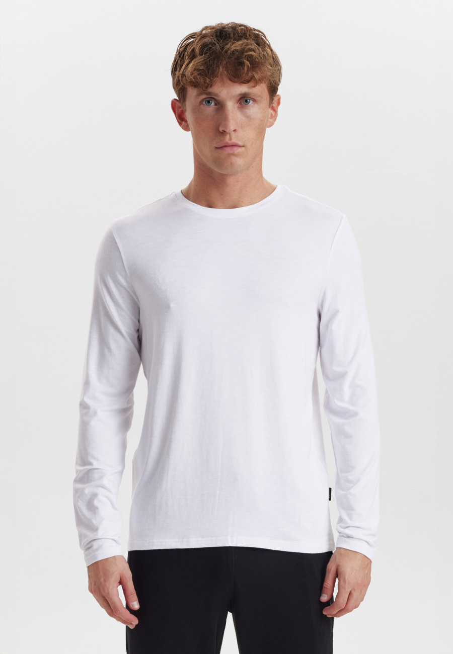 Pyjamas-trøje | Bambusviskose | Hvid -JBS of Denmark Men