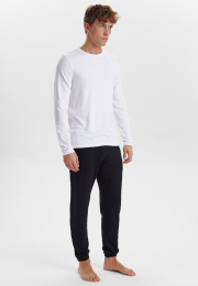 Pyjamas-trøje | Bambusviskose | Hvid -JBS of Denmark Men