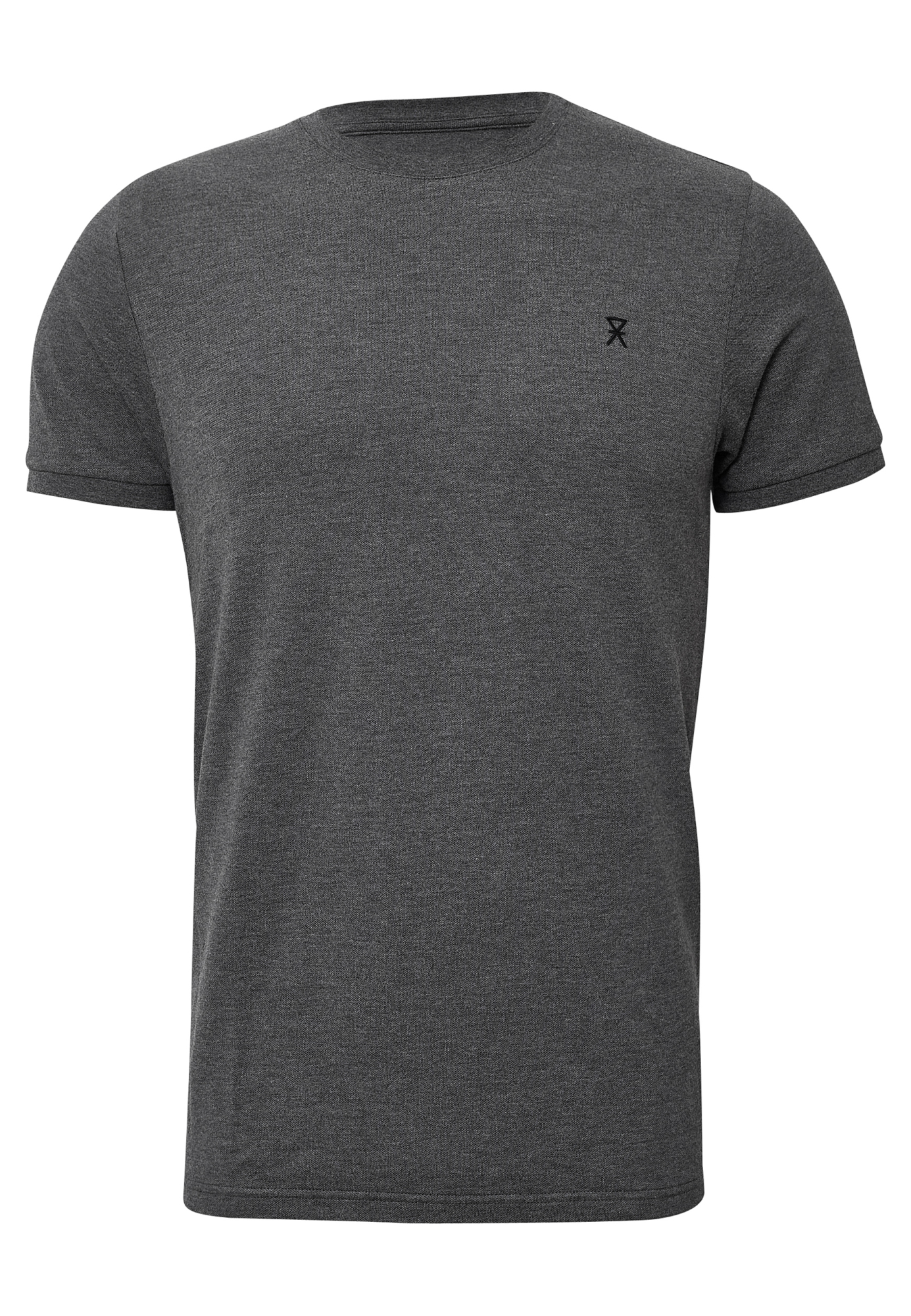 Piqué t-shirt, Bambusviskose, Grå
