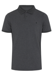 Piqué polo |  bambus | grå -JBS of Denmark Men