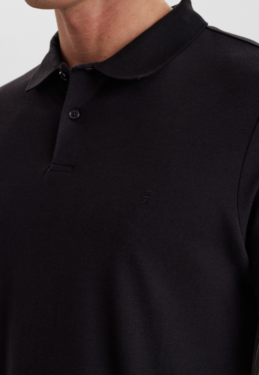 Piqué polo |  bambus | sort -JBS of Denmark Men