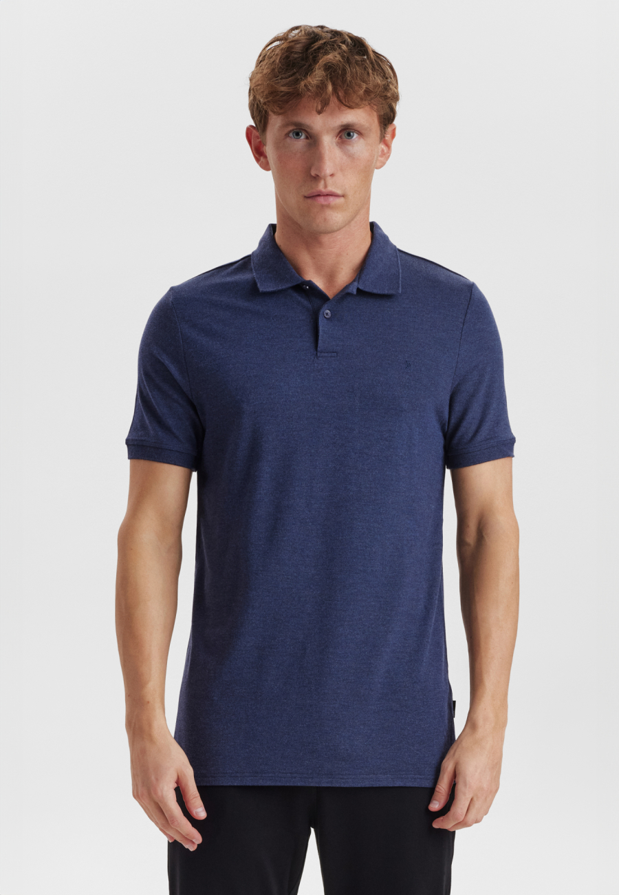 Piqué polo |  bambus | navy -JBS of Denmark Men