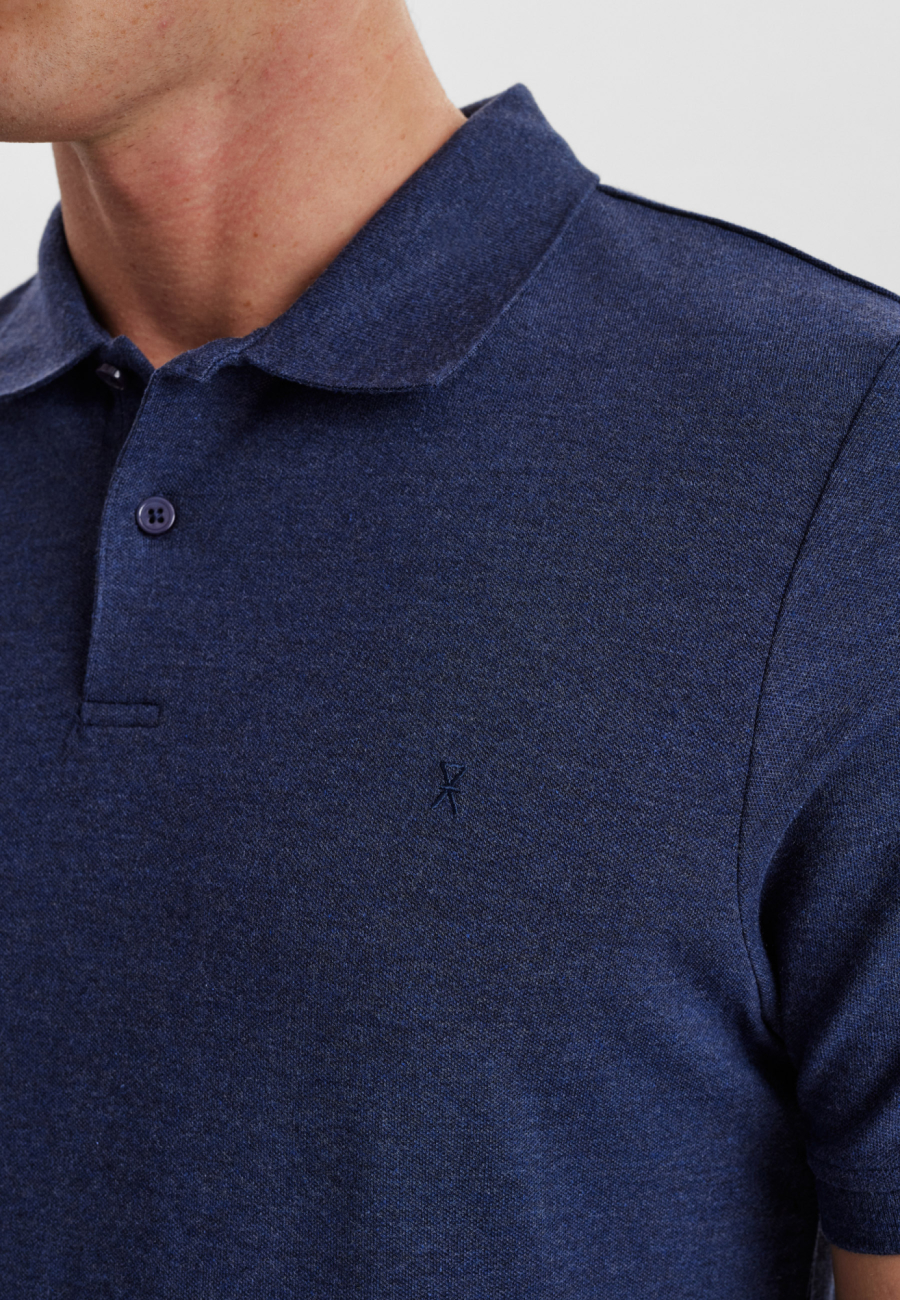 Piqué polo |  bambus | navy -JBS of Denmark Men