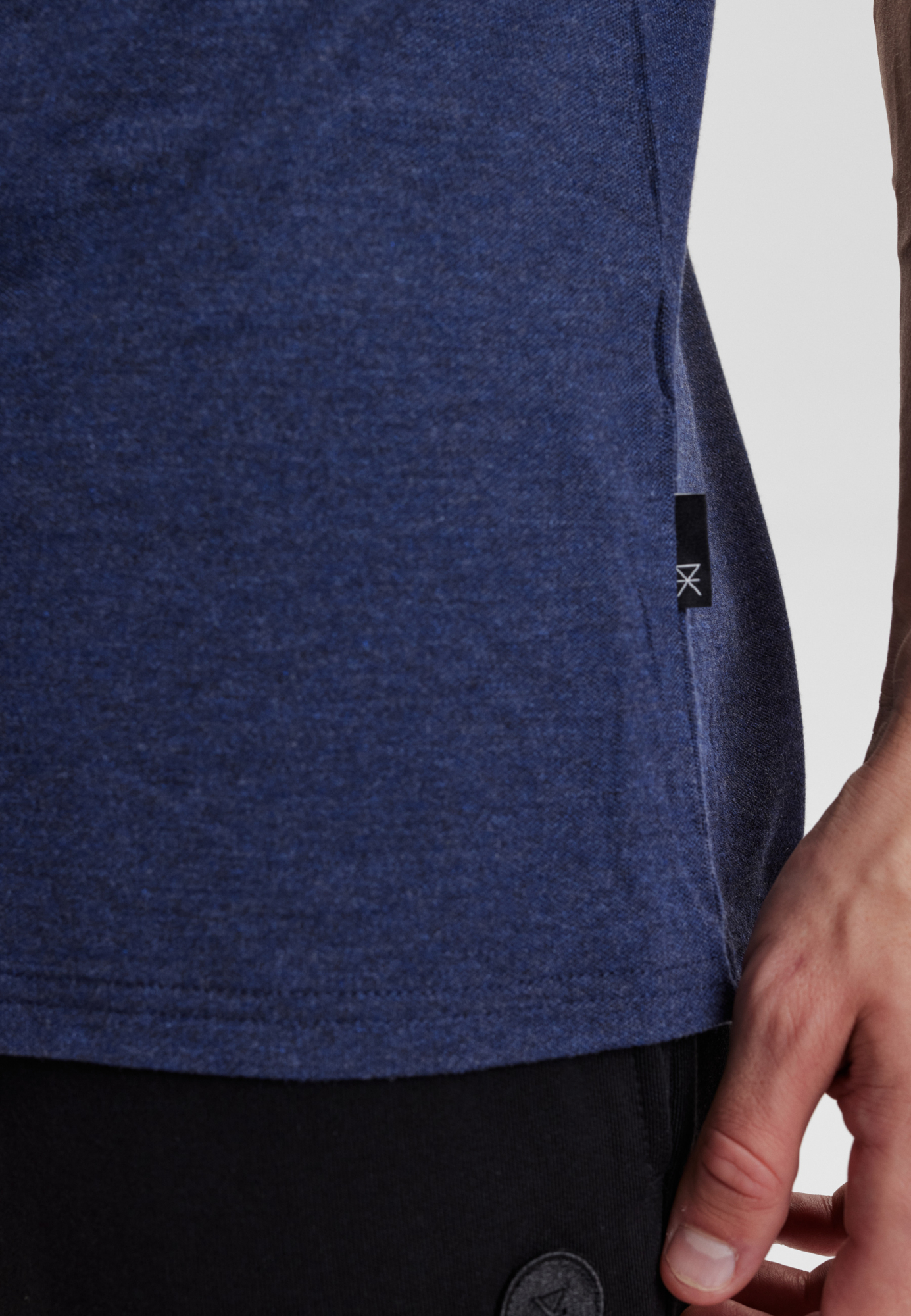 Piqué polo, Bambusviskose, navy