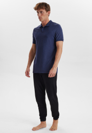 Piqué polo |  bambus | navy -JBS of Denmark Men