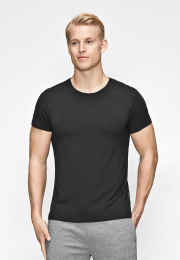 T-shirt o-neck | Bambusviskose | Sort -JBS of Denmark Men