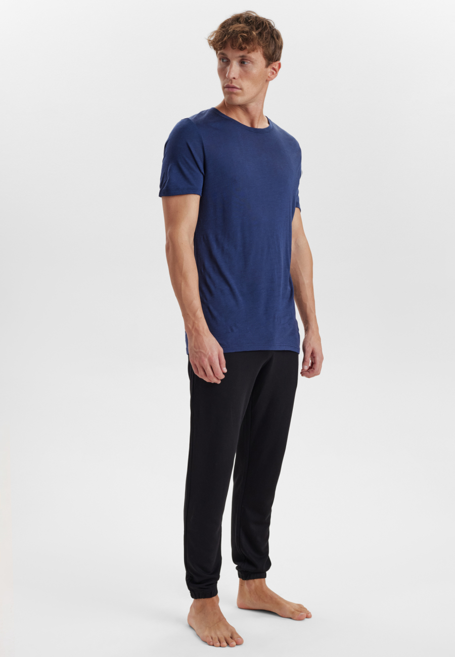 T-shirt | 100% økologisk GOTS uld | Navy -JBS of Denmark Men