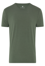 T-shirt o-neck | Bambusviskose | Grøn -JBS of Denmark Men