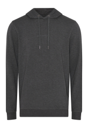 Hoodie med logo | Bambusviskose | Mørk grå -JBS of Denmark Men