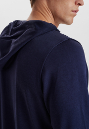 Hoodie med logo | Bambusviskose | navy -JBS of Denmark Men