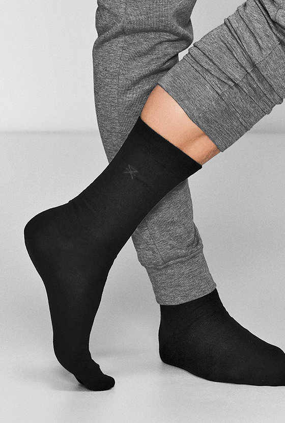 4-pak strømper | bomuld | sort -JBS of Denmark Men