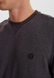 Trøje med logo | Bambusviskose | Mørk grå -JBS of Denmark Men