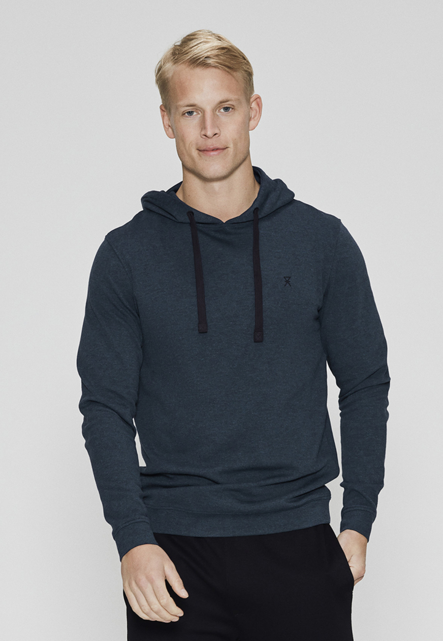 Hoodie, Bambusviskose, Marine