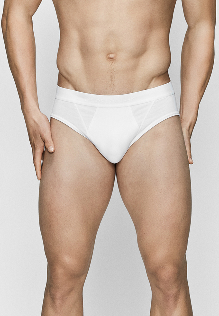 Briefs 2-pak  | Økologisk bomuld | Hvid -JBS of Denmark Men