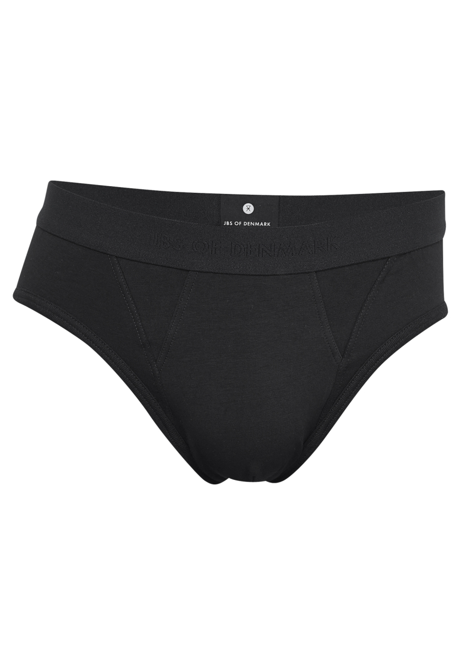 Briefs 2-pak, Økologisk bomuld, Sort