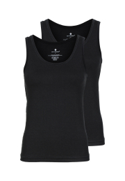 Stroptop 2-pak |  Bambusviskose | Sort -JBS of Denmark Women