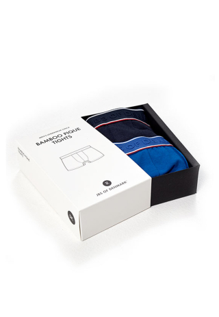 Pique tights 2-pak | Bambusviskose | Sort og blå -JBS of Denmark Men Pique tights 2-pak | Bambusviskose | Sort og blå -JBS of Denmark Men