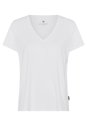 T-shirt v-neck | Bambusviskose | Hvid -JBS of Denmark Women