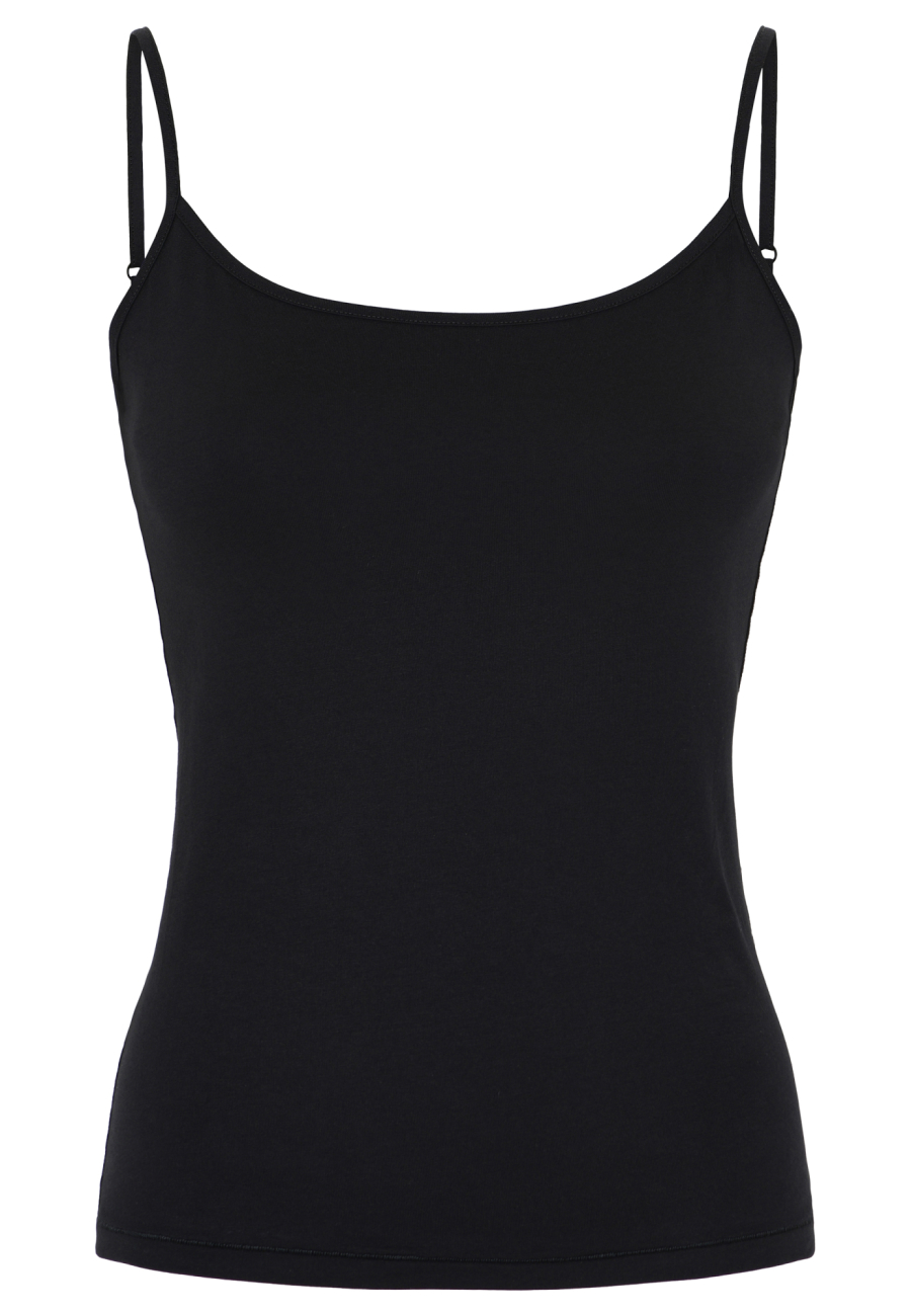 Stroptop | GOTS bomuld | Sort -JBS of Denmark Women