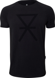 T-shirt med tryk | bambus | sort -JBS of Denmark Men