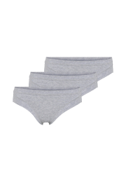 Tai brief 3-pak  |  Bambusviskose | Grå melange -JBS of Denmark Women