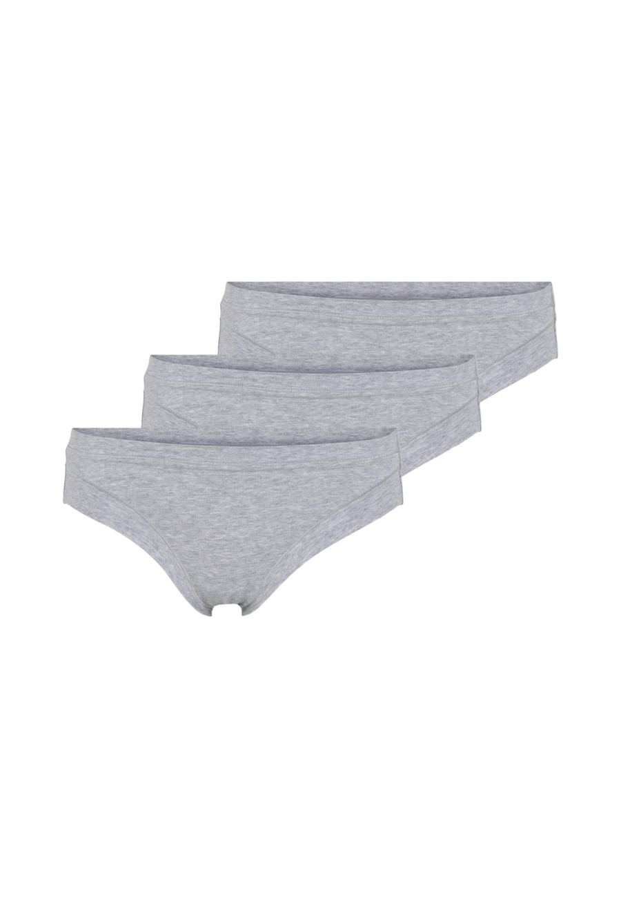 Tai brief 3-pak  |  Bambusviskose | Grå melange -JBS of Denmark Women