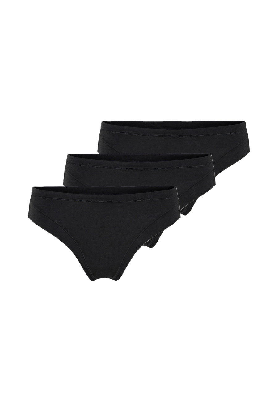Tai brief 3-pak  |  Bambusviskose | Sort -JBS of Denmark Women