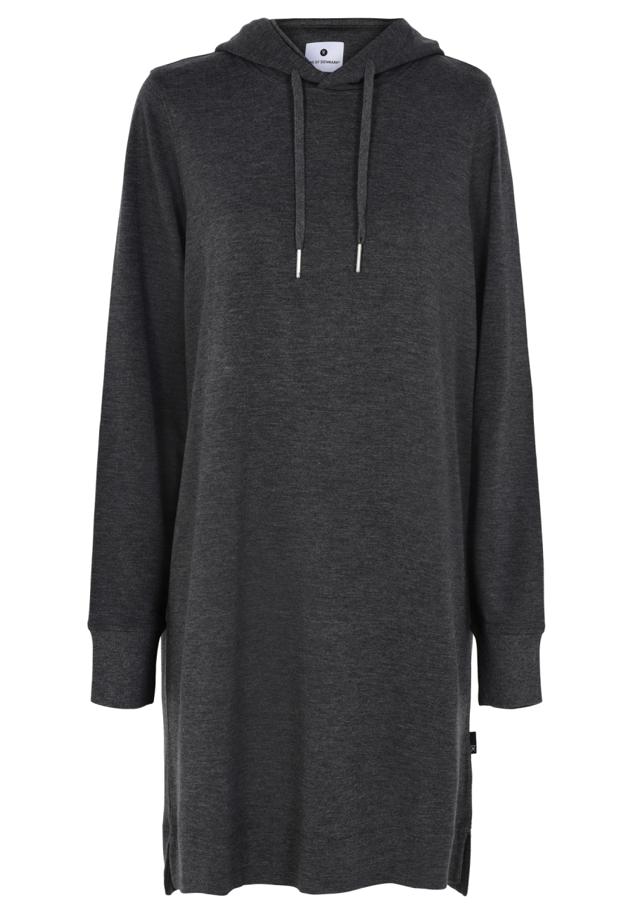 Hoodie dress | Bambusviskose | Mørk grå -JBS of Denmark Women