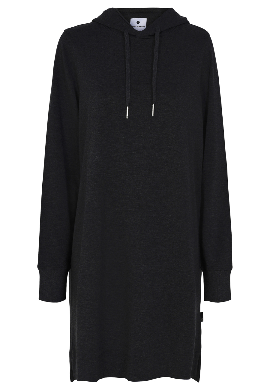 Hoodie dress | Bambusviskose | Sort -JBS of Denmark Women