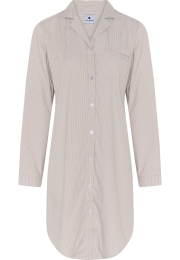 Skjorte-natkjole | Bambusviskose | Sand -JBS of Denmark Women