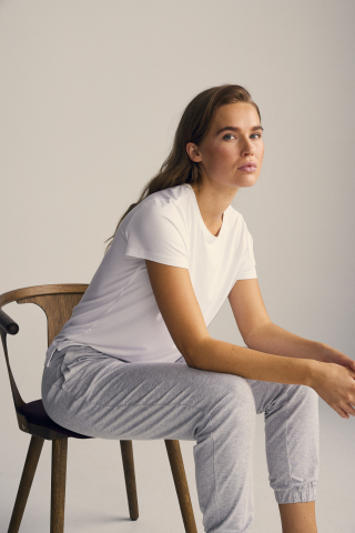 Jersey pants | Bambusviskose | Grå -JBS of Denmark Women