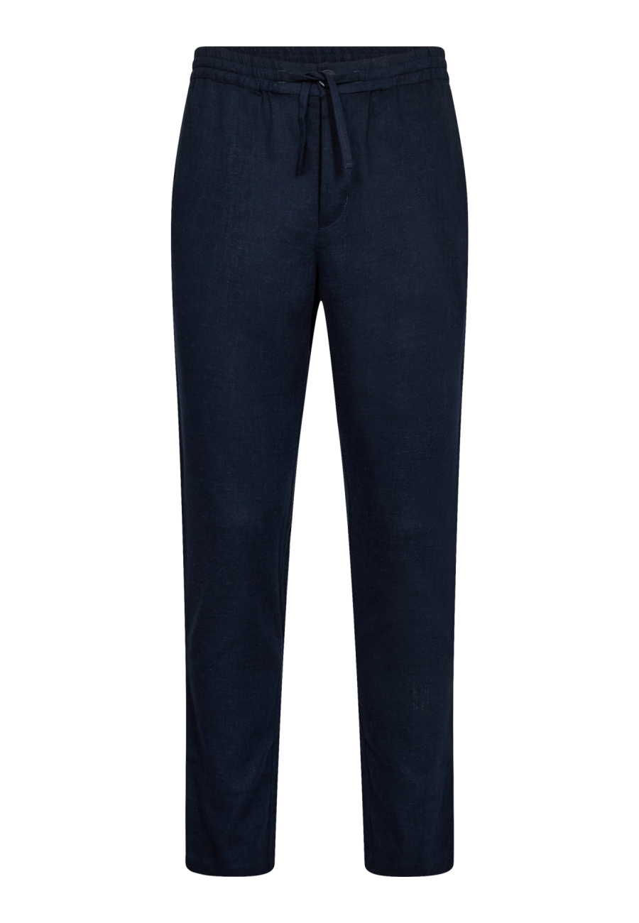 Bukser | Hør/bambusviskose | Navy -JBS of Denmark Men