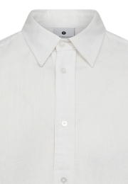 Skjorte | Hør/bambusviskose | Hvid -JBS of Denmark Men