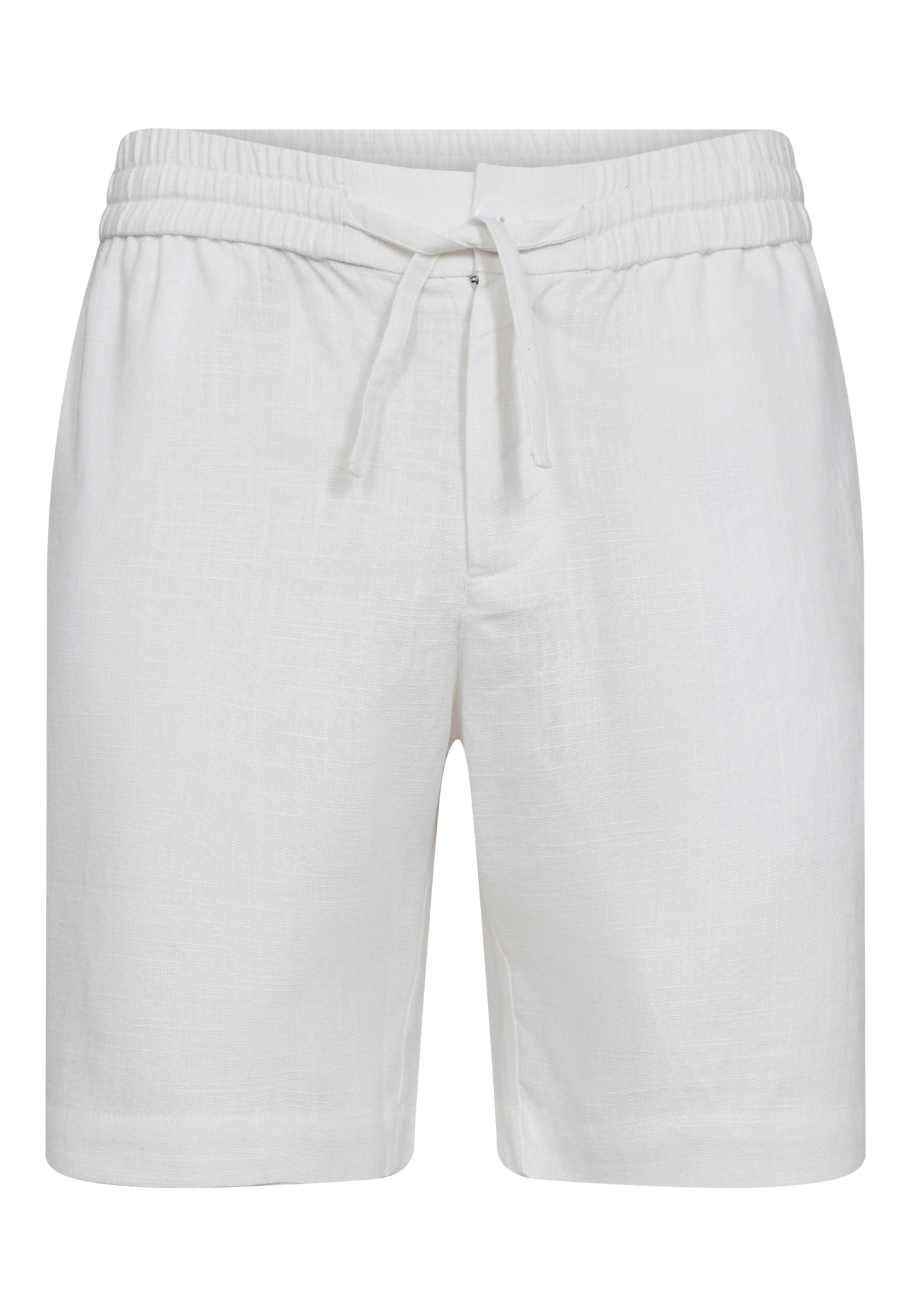 Shorts, Hør/bambusviskose, Hvid