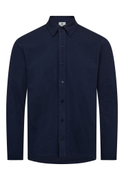 Skjorte "pique" | Bambusviskose | Navy -JBS of Denmark Men