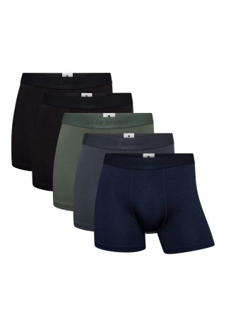 Tights 5-pak, Bambusviskose, Multifarvet Tights 5-pak, Bambusviskose, Multifarvet